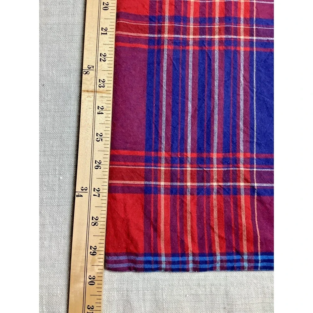 Lauren Ralph Lauren Red and Blue Plaid Pillow Sham